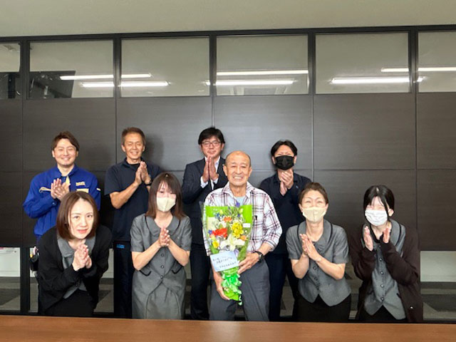 70歳卒社!お疲れ様でした!