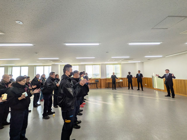 仕事始め式です。